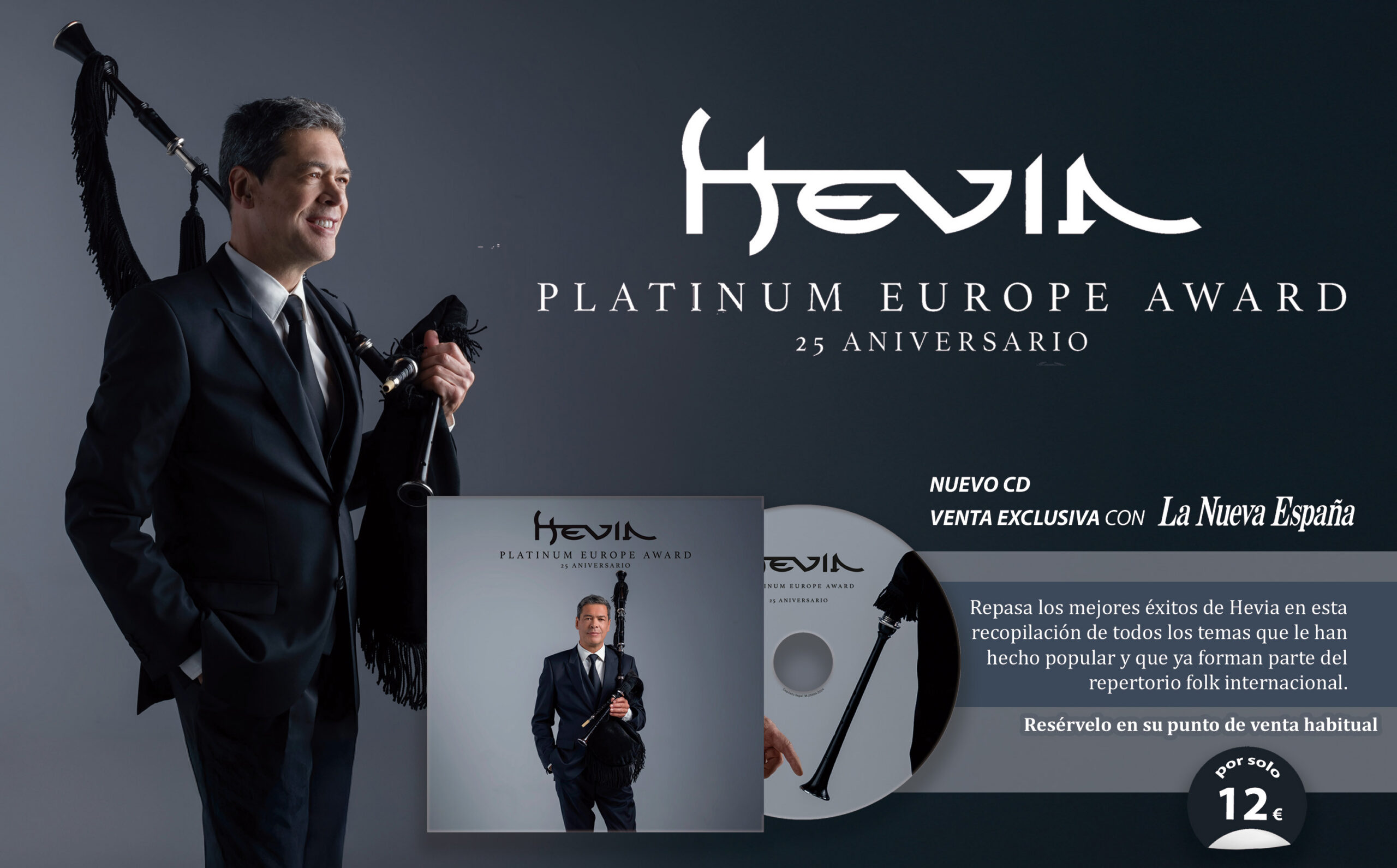 CD HEVIA Platinum Europe Award 25 Aniversario 3 CD HEVIA Platinum Europe Award 25 Aniversario - Imagen 3