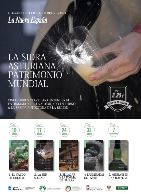 COLECCIÓN LIBROS LA SIDRA ASTURIANA, PATRIMONIO MUNDIAL