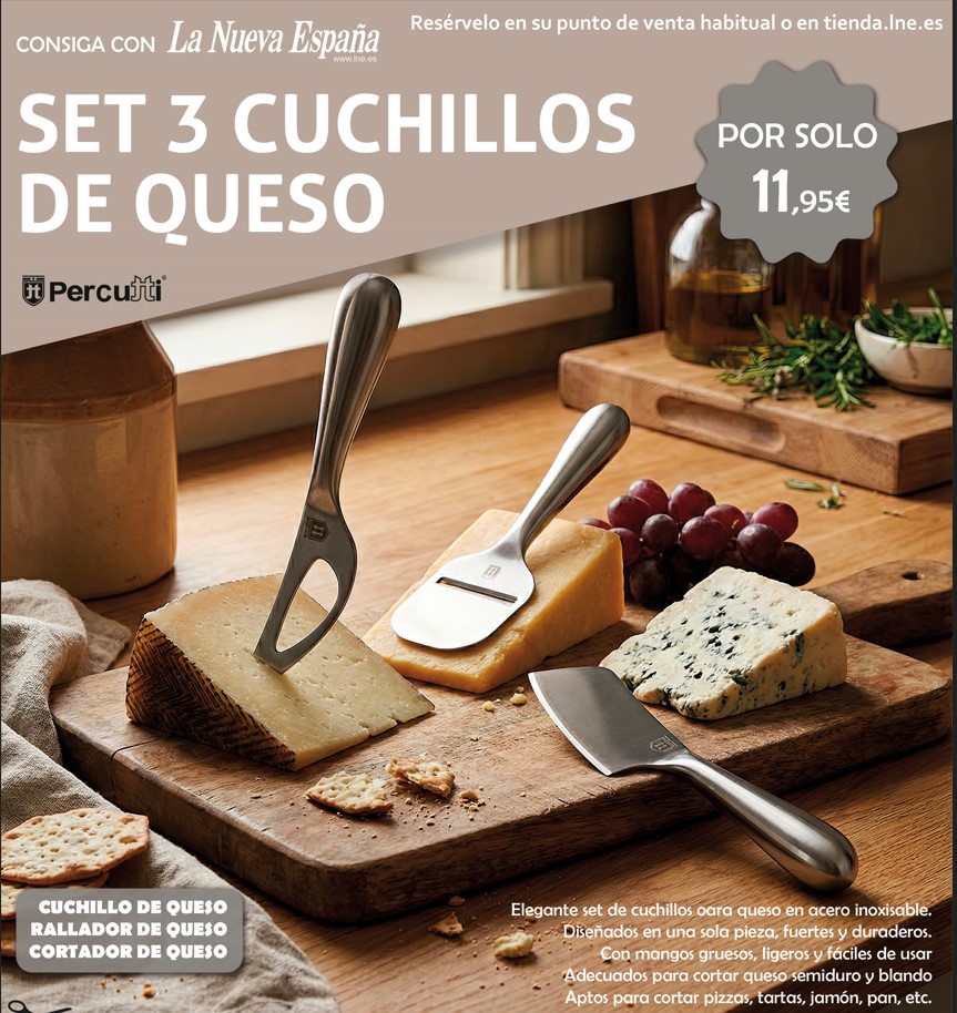 SET DE CUCHILLOS DE QUESO 1 SET DE CUCHILLOS DE QUESO